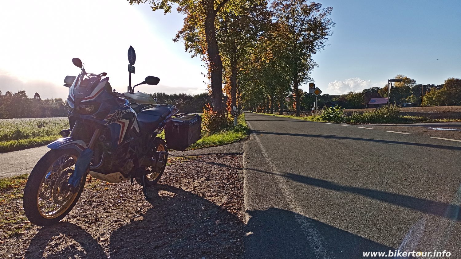 Motorrad-Herbst